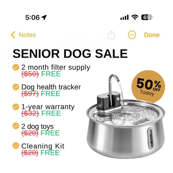 The #1 Vet-recommended Dog Fountain