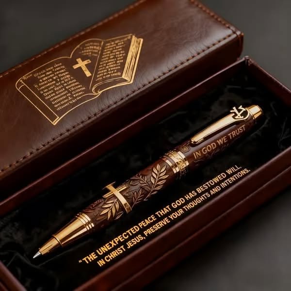 ✝️ God's Blessing" Bible Commemorative Pen🖋️