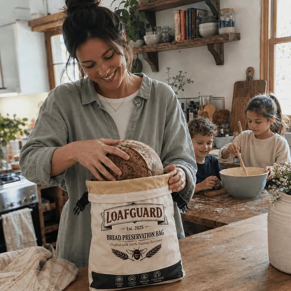 You spent hours making that sourdough… don’t let the storage method ruin it. 🍞

Freezing it, sealing it in plastic, leaving it exposed — every method affects your loaf differently.

That’s why LoafGuard was made specifically for homemade bread.

It combines thick breathable cotton with genuine beeswax and propolis to help your bread maintain that fresh-baked texture for longer — without disposable plastic.

And if you’re tossing even one $6 loaf a week, that’s over $300 worth of bread every year.

Your sourdough deserves better than a Ziploc bag.

https://www.loafguard.shop/products/beeswax