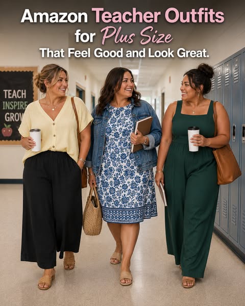 Comfortable Amazon Teacher Outfits For Curvy Women ✨